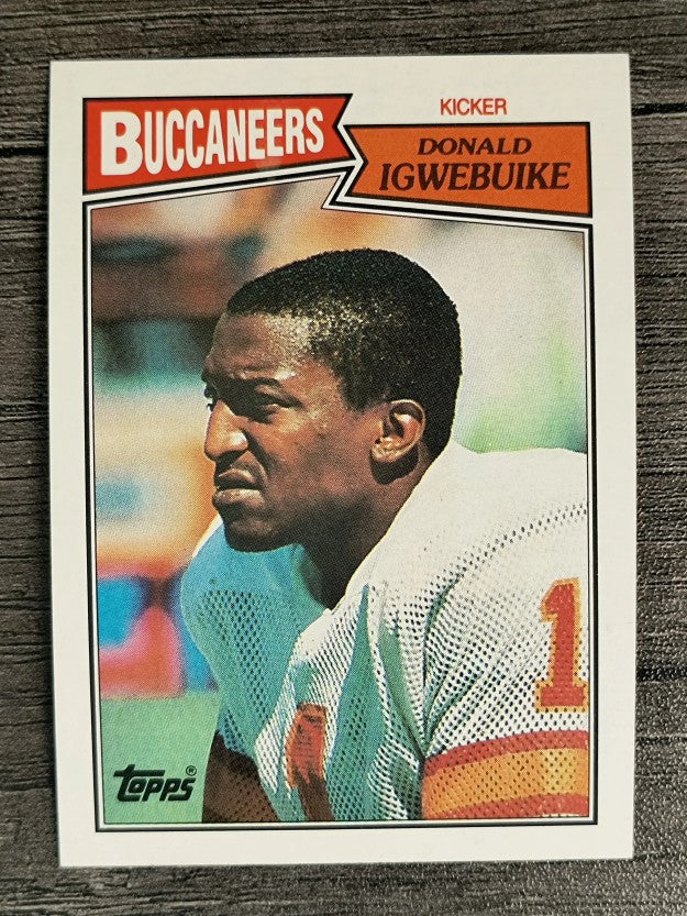 1987 Topps #390 Donald Igwebuike