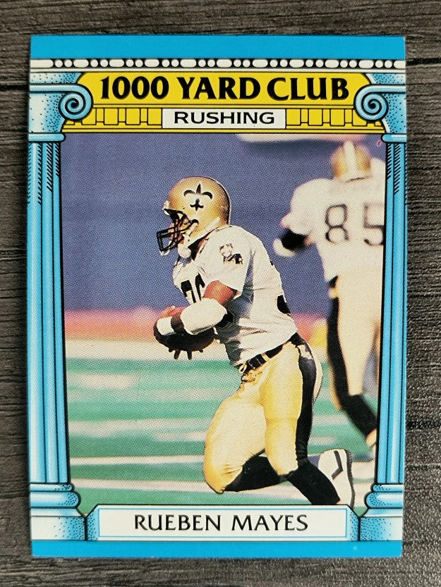 1987 Topps 1000 Yard Club #6 Rueben Mayes