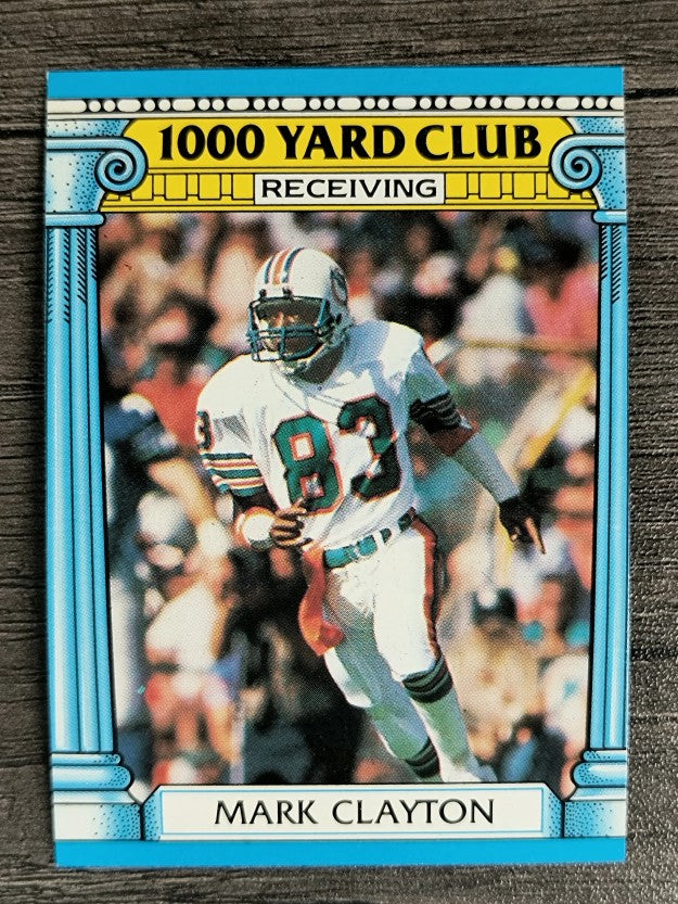 1987 Topps 1000 Yard Club #14 Mark Clayton