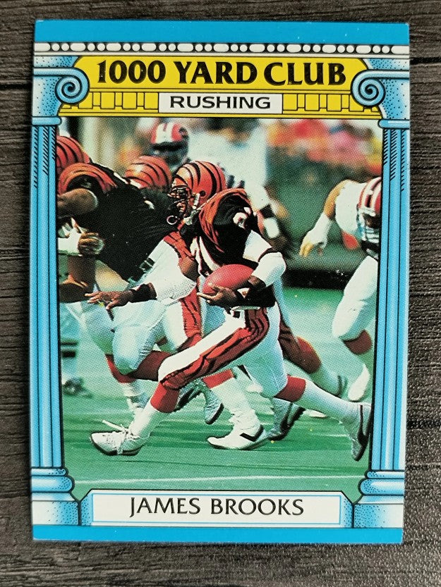 1987 Topps 1000 Yard Club #17 James Brooks