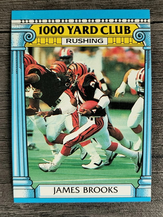 1987 Topps 1000 Yard Club #17 James Brooks