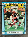 1987 Topps 1000 Yard Club #17 James Brooks