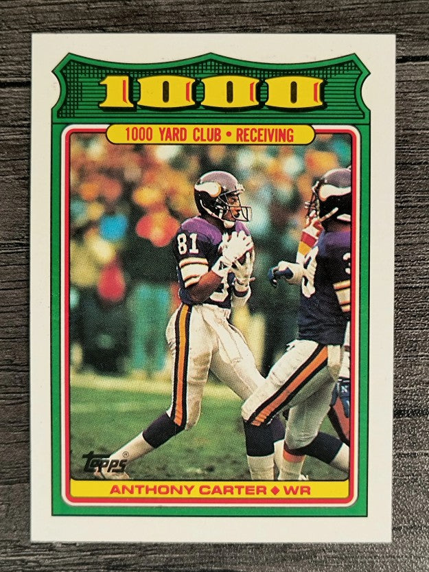 1988 Topps 1000 Yard Club #12 Anthony Carter