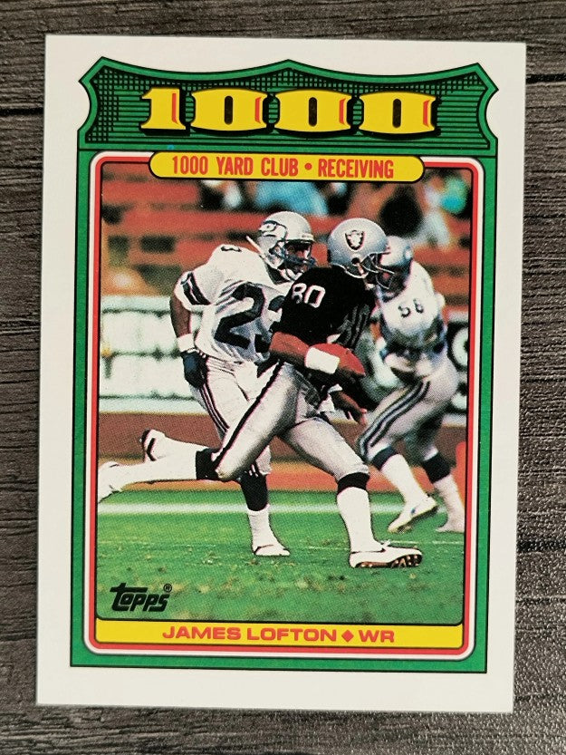1988 Topps 1000 Yard Club #16 James Lofton