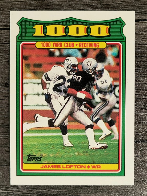 1988 Topps 1000 Yard Club #16 James Lofton