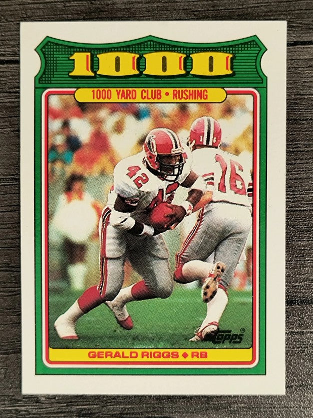 1988 Topps 1000 Yard Club #17 Gerald Riggs