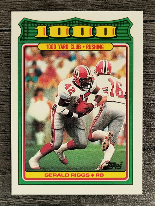 1988 Topps 1000 Yard Club #17 Gerald Riggs