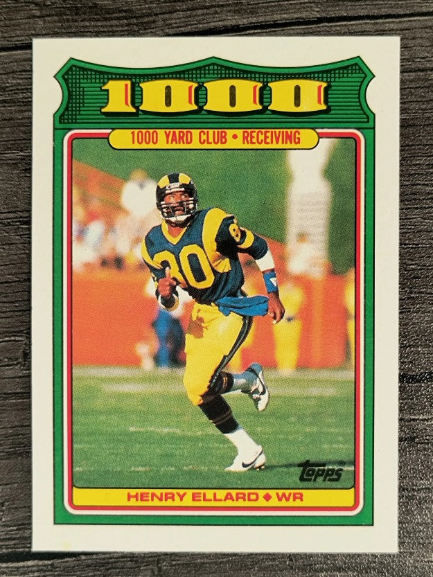 1988 Topps 1000 Yard Club #21 Henry Ellard