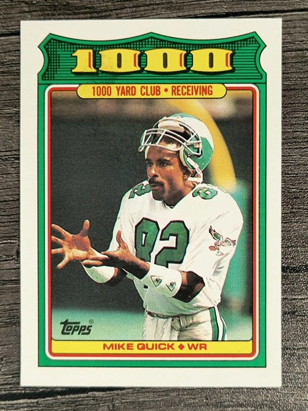 1988 Topps 1000 Yard Club #22 Mike Quick