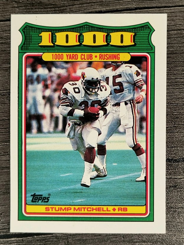 1988 Topps 1000 Yard Club #23 Stump Mitchell