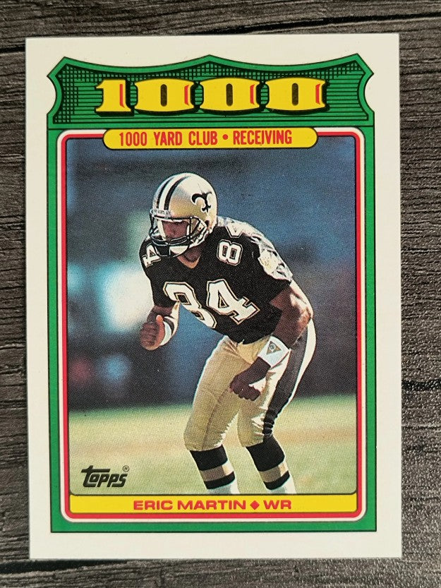 1988 Topps 1000 Yard Club #24 Eric Martin