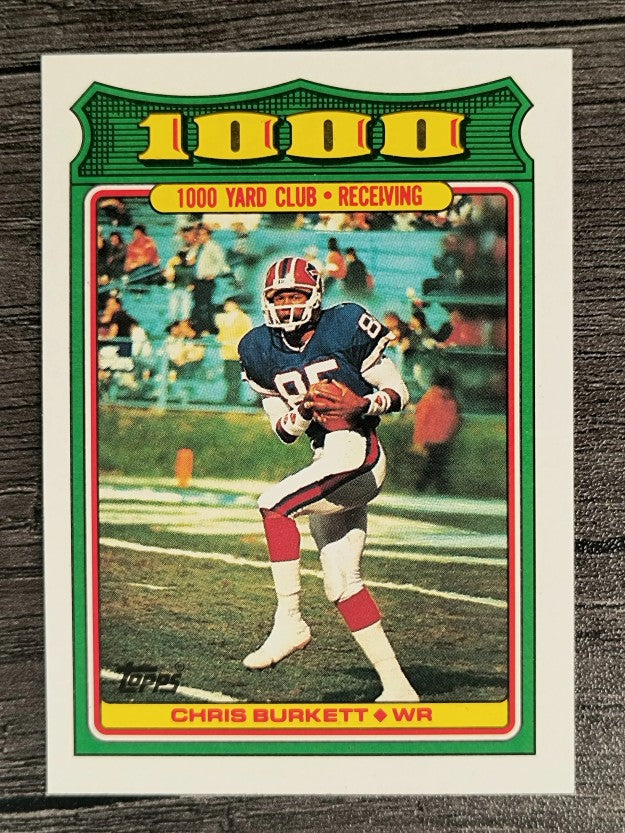 1988 Topps 1000 Yard Club #26 Chris Burkett