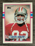 1989 Topps #13 John Taylor RC