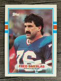 1989 Topps #50 Fred Smerlas