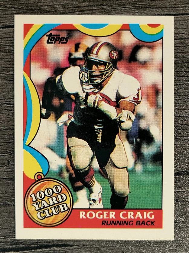 1989 Topps 1000 Yard Club #3 Roger Craig