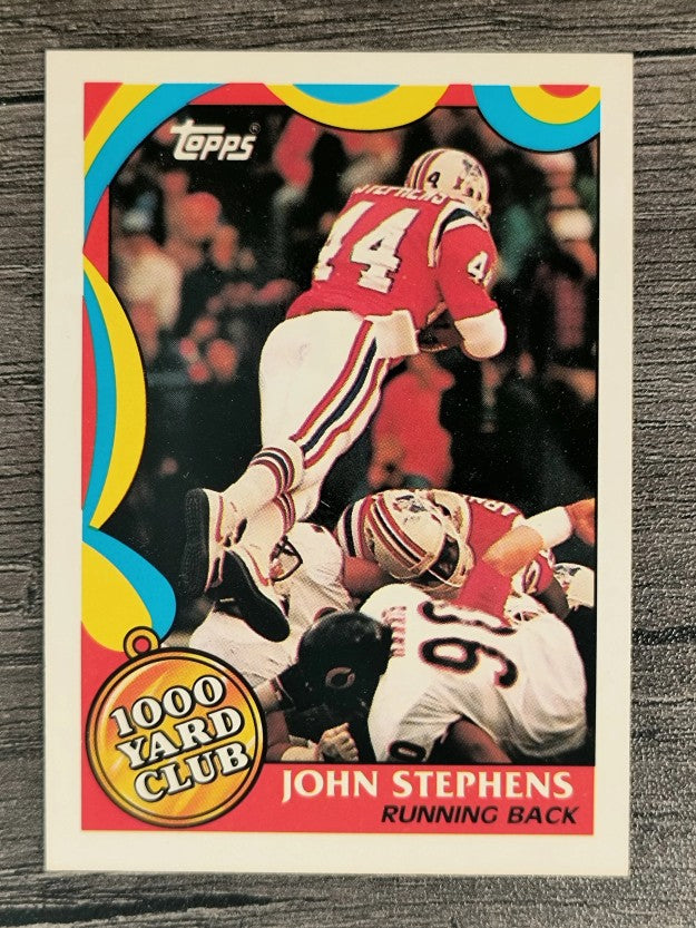 1989 Topps 1000 Yard Club #9 John Stephens