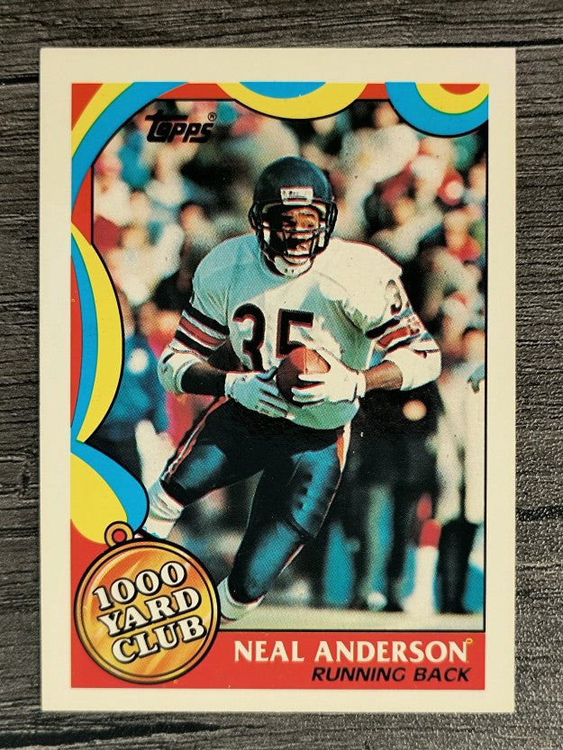 1989 Topps 1000 Yard Club #14 Neal Anderson