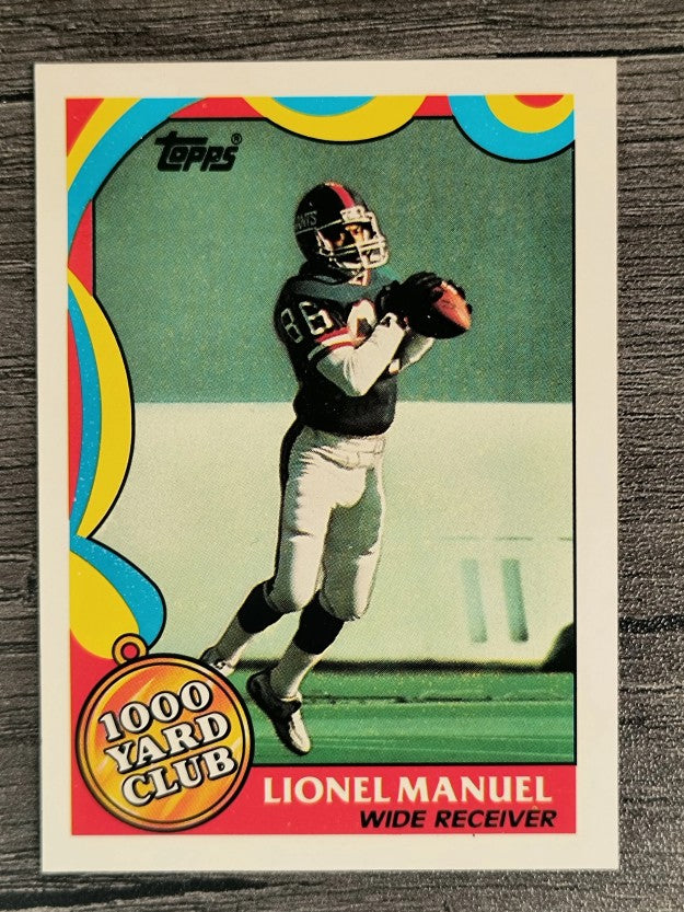 1989 Topps 1000 Yard Club #21 Lionel Manuel
