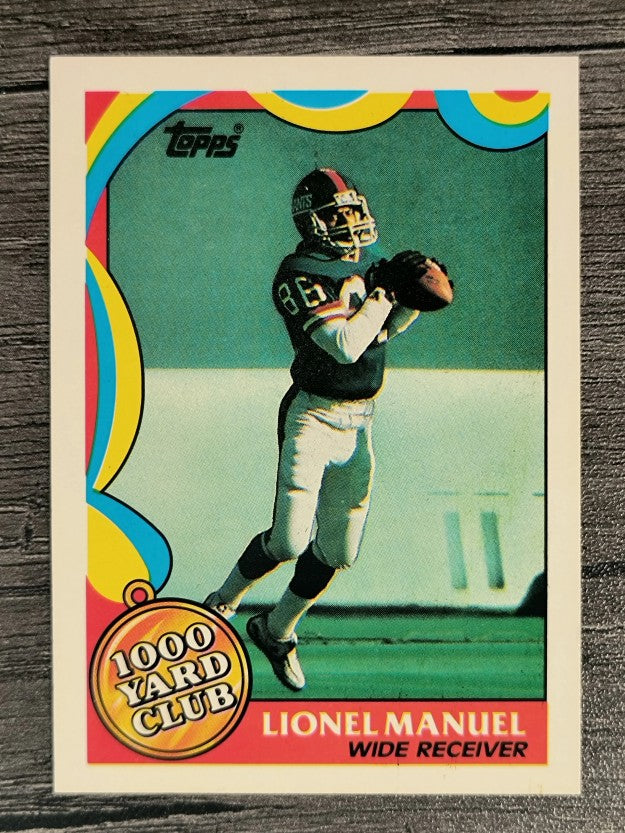 1989 Topps 1000 Yard Club #21 Lionel Manuel