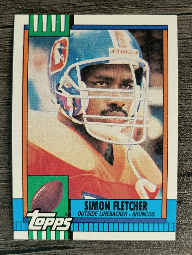 1990 Topps Disclaimer Back #39 Simon Fletcher