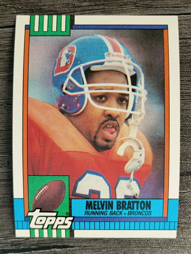 1990 Topps Disclaimer Back #42 Melvin Bratton RC