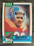 1990 Topps Disclaimer Back #42 Melvin Bratton RC