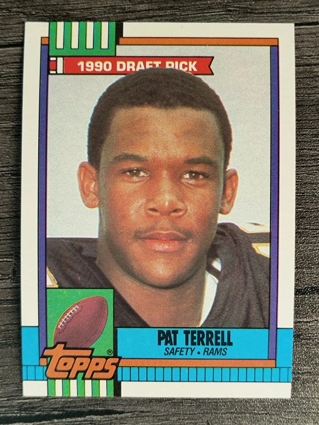 1990 Topps Disclaimer Back #67 Pat Terrell RC
