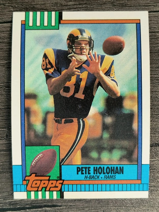 1990 Topps Disclaimer Back #78 Pete Holohan