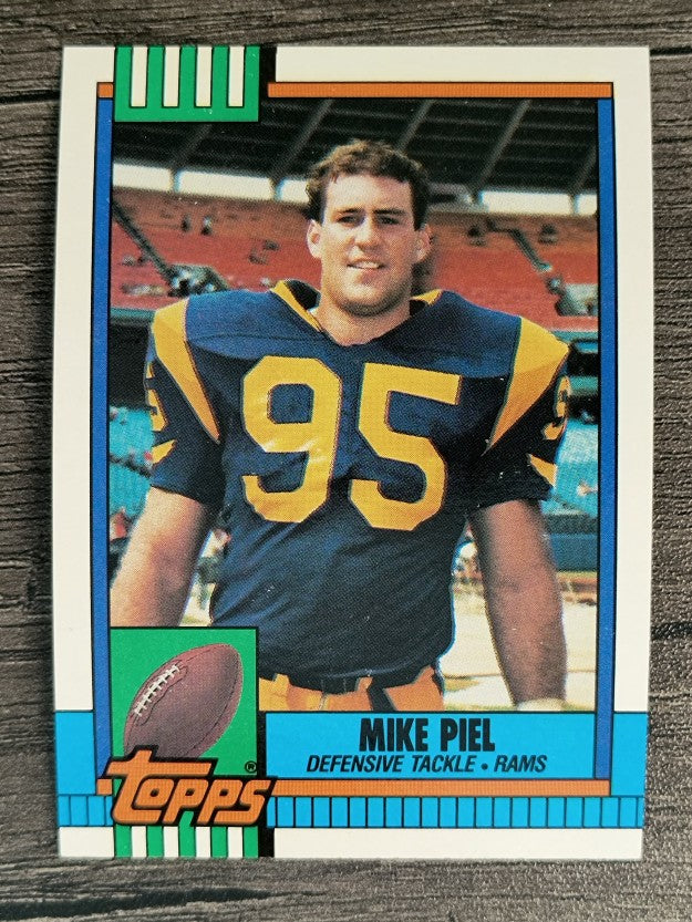 1990 Topps Disclaimer Back #81 Mike Piel