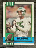 1990 Topps Disclaimer Back #94 Ron Johnson