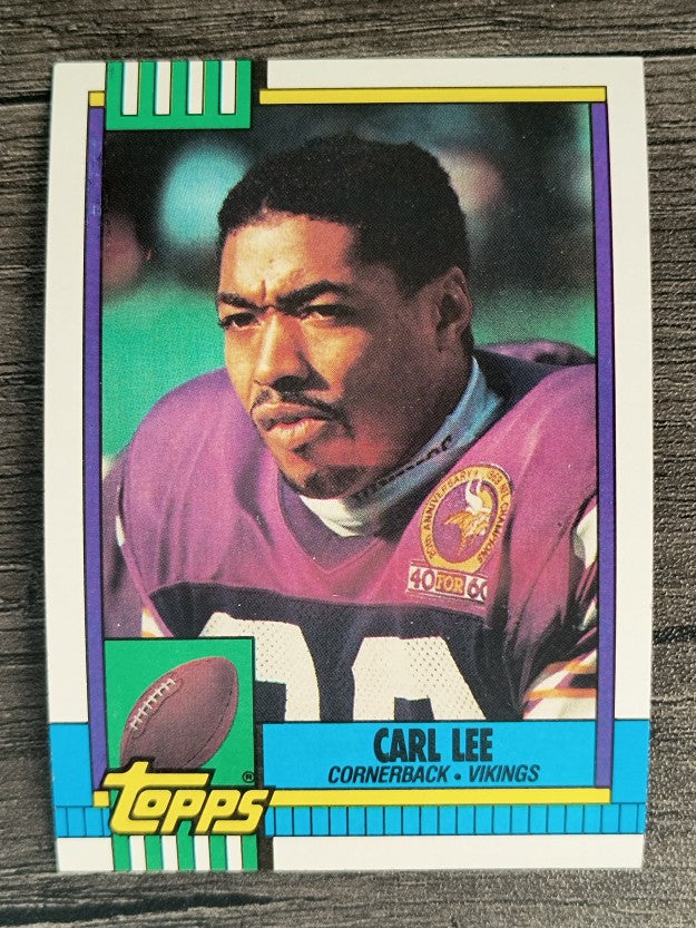 1990 Topps Disclaimer Back #110 Carl Lee