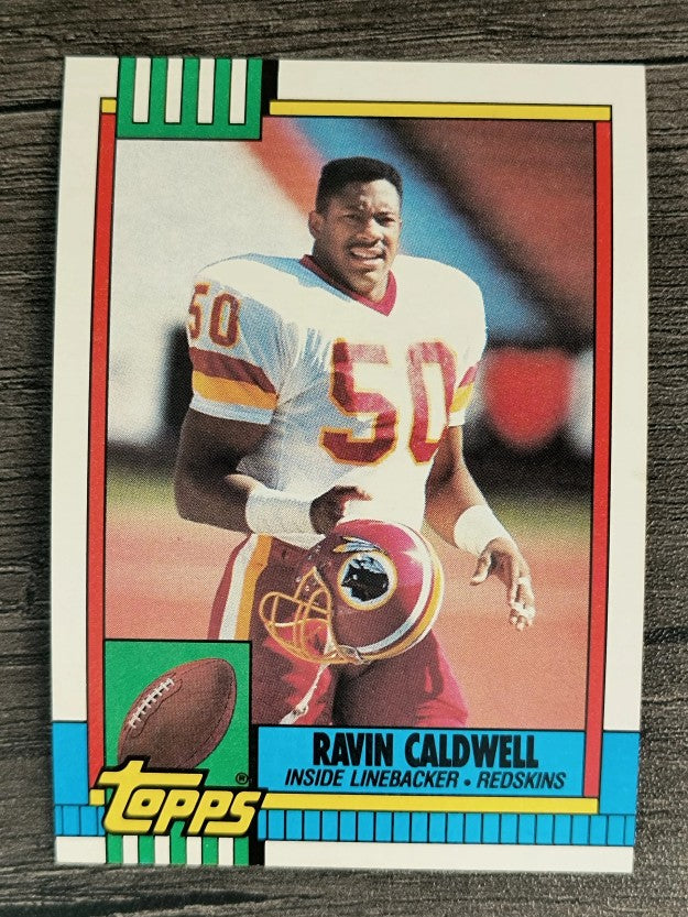 1990 Topps Disclaimer Back #131 Ravin Caldwell