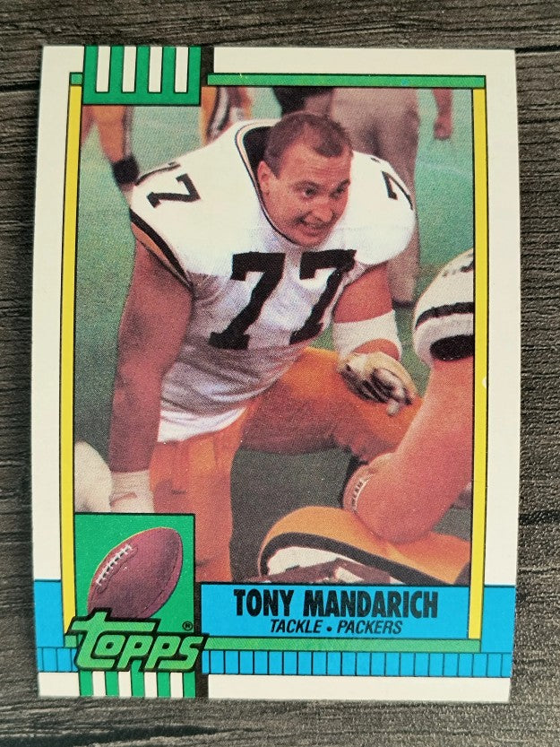1990 Topps Disclaimer Back #139 Tony Mandarich