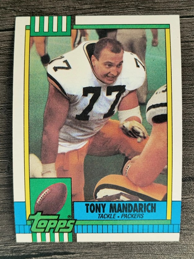 1990 Topps Disclaimer Back #139 Tony Mandarich