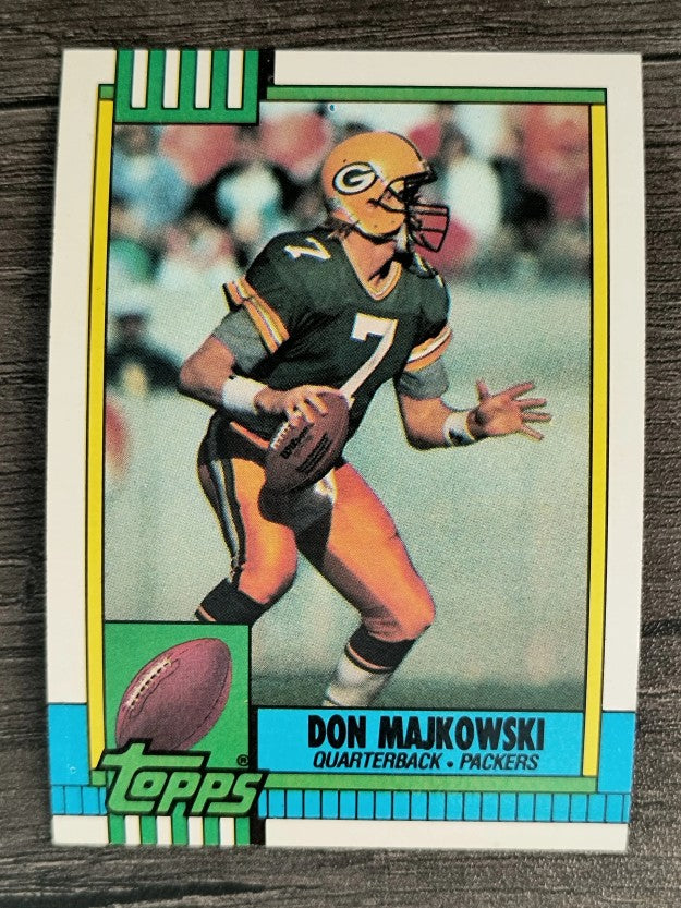1990 Topps Disclaimer Back #142 Don Majkowski