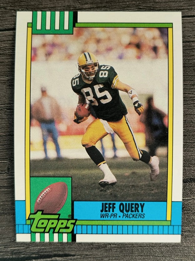 1990 Topps Disclaimer Back #144 Jeff Query