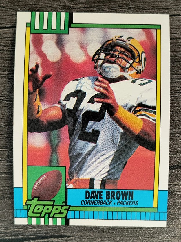 1990 Topps Disclaimer Back #150 Dave Brown DB