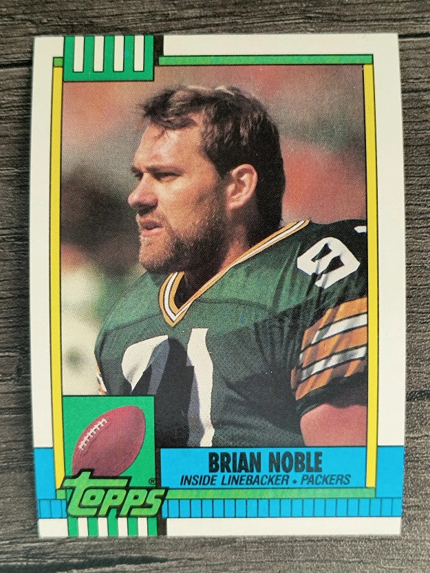 1990 Topps Disclaimer Back #151 Brian Noble