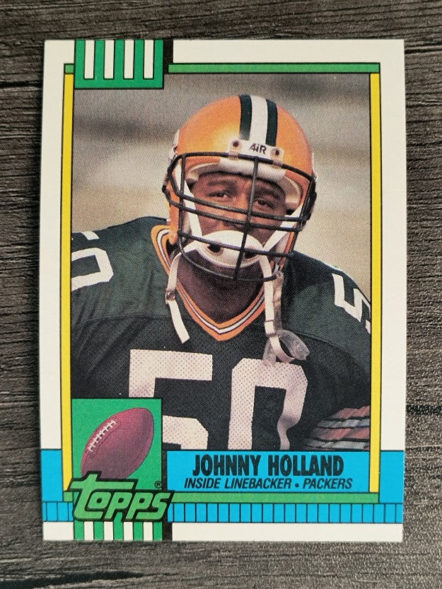 1990 Topps Disclaimer Back #152 Johnny Holland