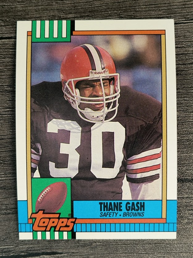 1990 Topps Disclaimer Back #161 Thane Gash RC