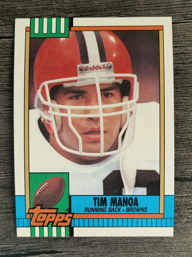 1990 Topps Disclaimer Back #167 Tim Manoa