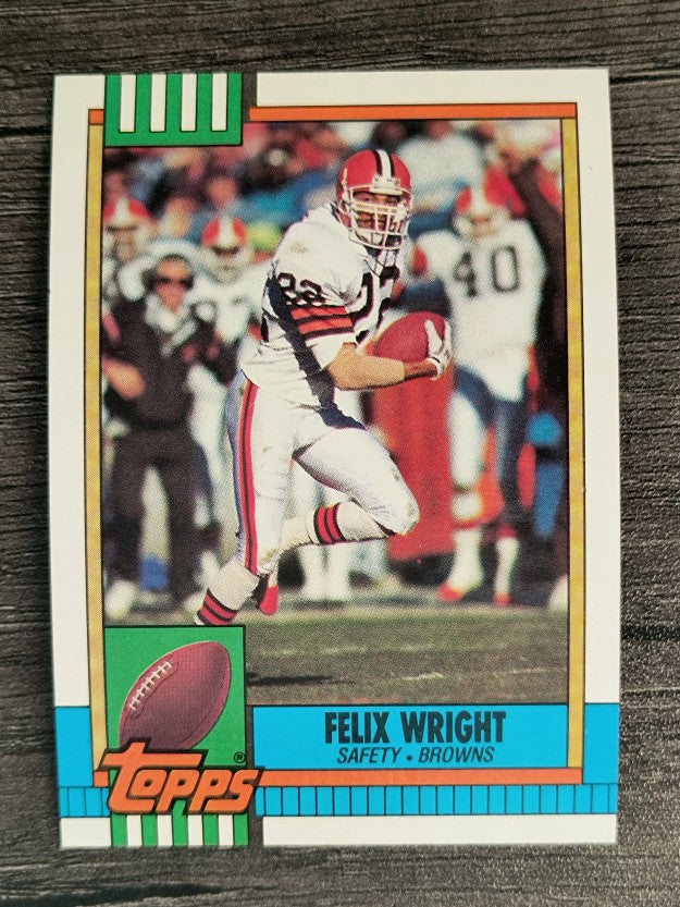 1990 Topps Disclaimer Back #169 Felix Wright