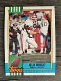 1990 Topps Disclaimer Back #169 Felix Wright