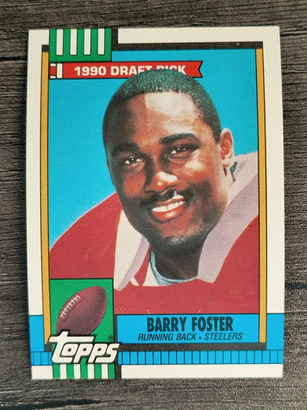 1990 Topps Disclaimer Back #174 Barry Foster RC