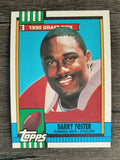 1990 Topps Disclaimer Back #174 Barry Foster RC