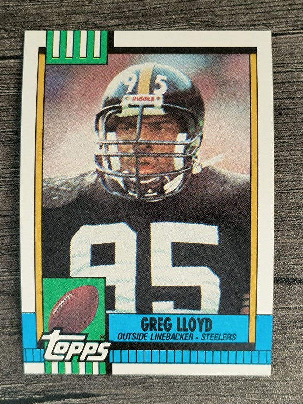 1990 Topps Disclaimer Back #178 Greg Lloyd