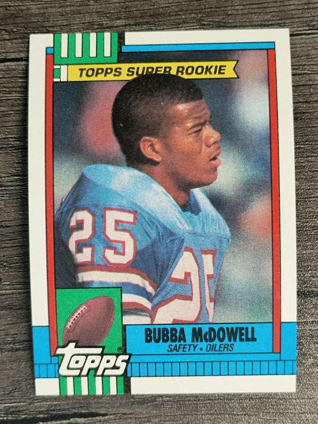1990 Topps Disclaimer Back #213 Bubba McDowell