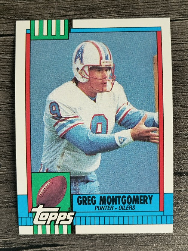 1990 Topps Disclaimer Back #227 Greg Montgomery RC