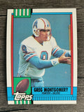 1990 Topps Disclaimer Back #227 Greg Montgomery RC