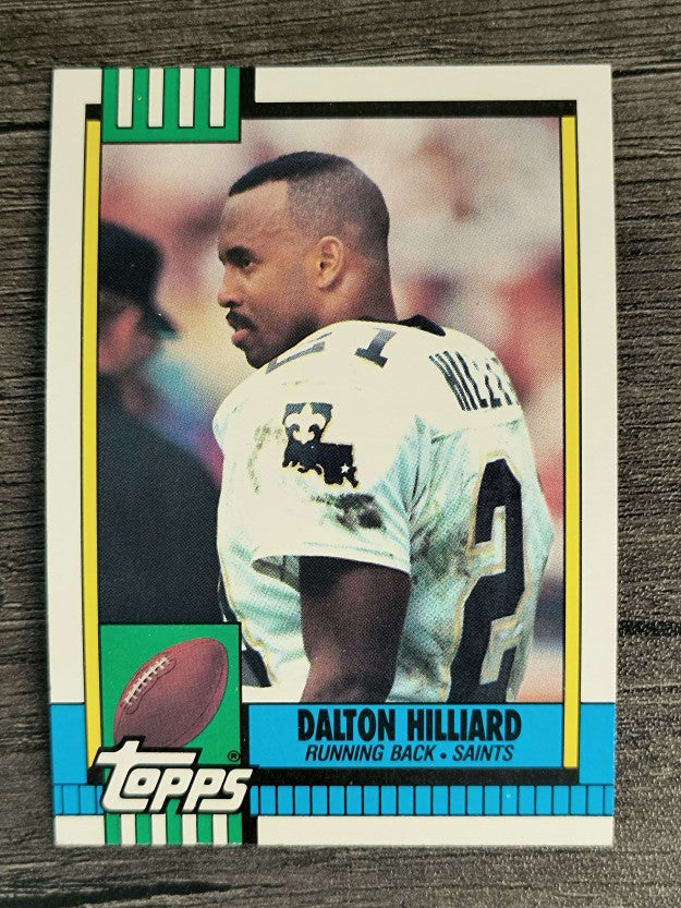1990 Topps Disclaimer Back #232 Dalton Hilliard